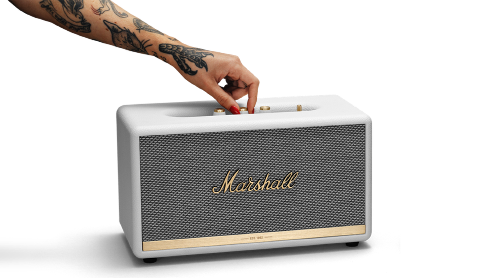 רמקול אלחוטי Marshall Stanmore II Bluetooth - צבע שחור שנה אחריות ע"י יבואן רשמי