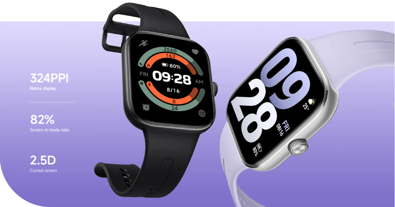 שעון חכם Xiaomi Redmi Watch 5 - צבע אפור שנה אחריות ע"י המילטון היבואן הרשמי