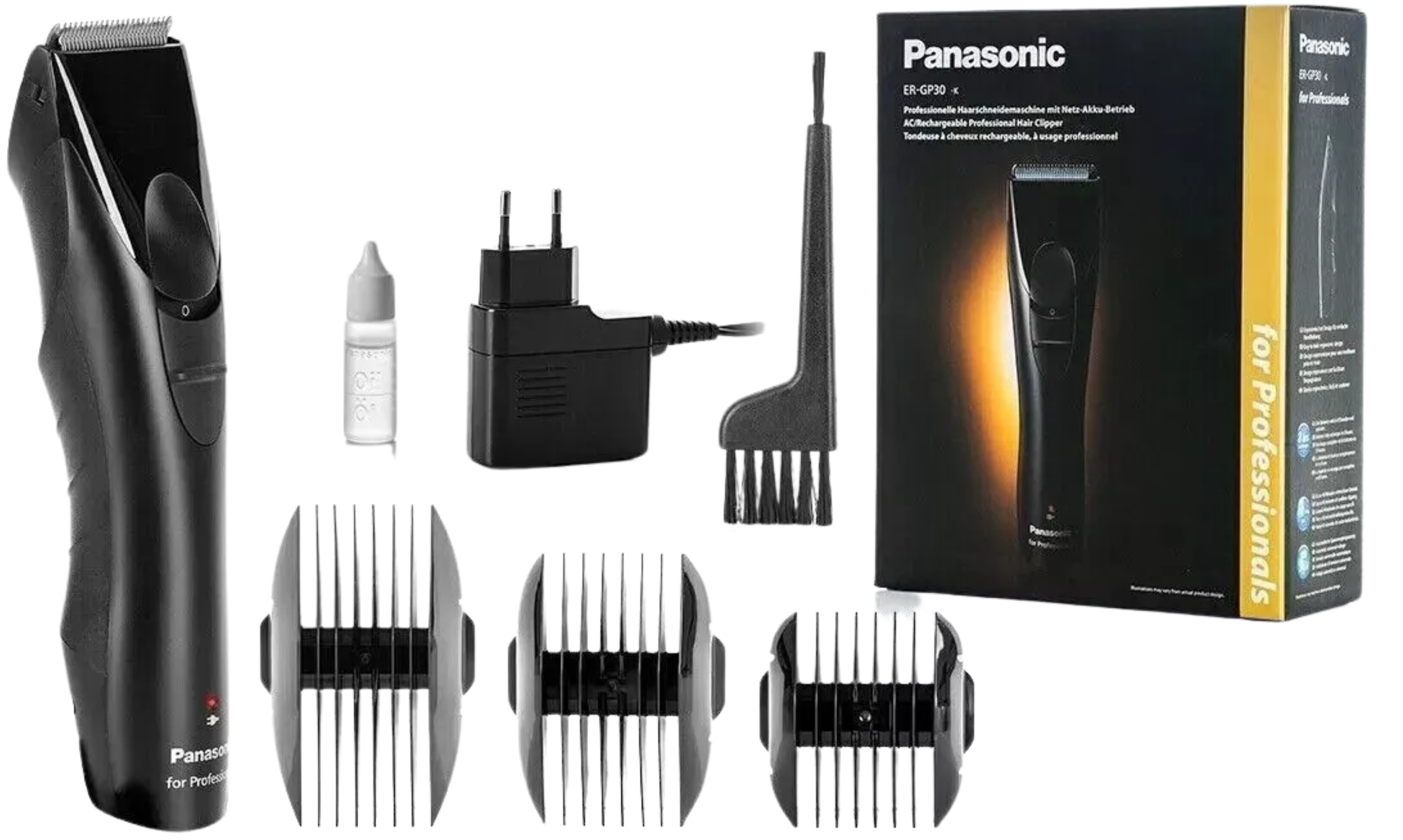 מכונת תספורת PANSONIC ER-GP30 - צבע שחור אחריות ע"י היבואן הרשמי