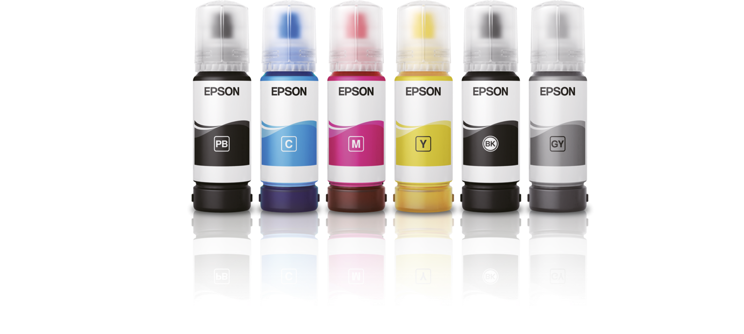 בקבוק דיו מקורי 70 מ"ל Epson EcoTank 115 Grey ink bottle - צבע אפור