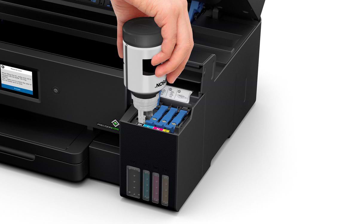מדפסת אלחוטית 4 ב-1 עם Epson EcoTank L14150 Wi-Fi - צבע שחור שלוש שנות אחריות ע"י היבואן הרשמי