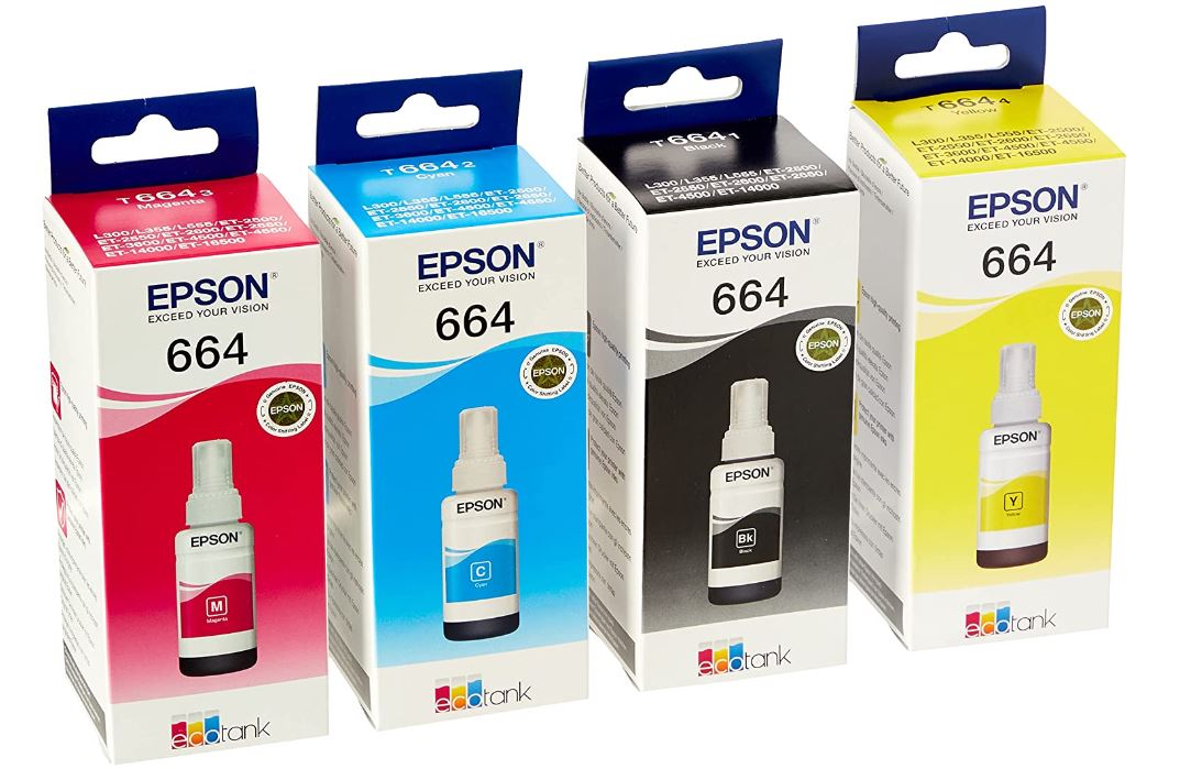 בקבוק מילוי מקורי 70 מ"ל Epson T6641 Yellow ink bottle - צבע צהוב