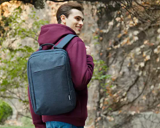 תיק גב למחשב נייד Lenovo 15.6" Laptop Casual Backpack Black B210 - צבע שחור שנה אחריות ע"י יבואן הרשמי