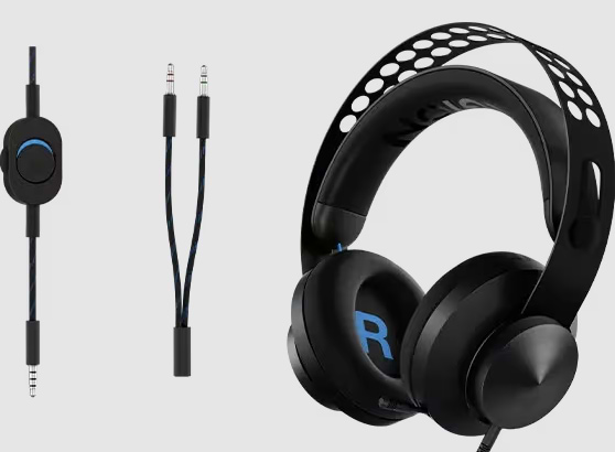 אוזניות קשת חוטיות Lenovo Legion H300 Stereo Gaming Headset - צבע שחור שנה אחריות ע"י היבואן הרשמי