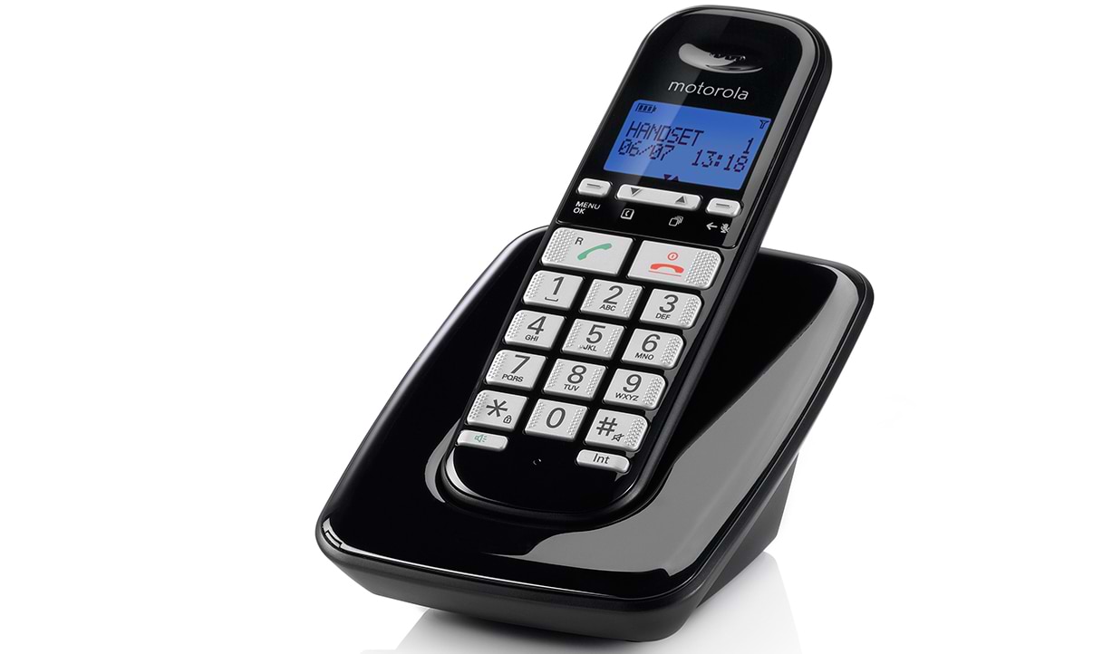 טלפון אלחוטי עם עברית Motorola S3001