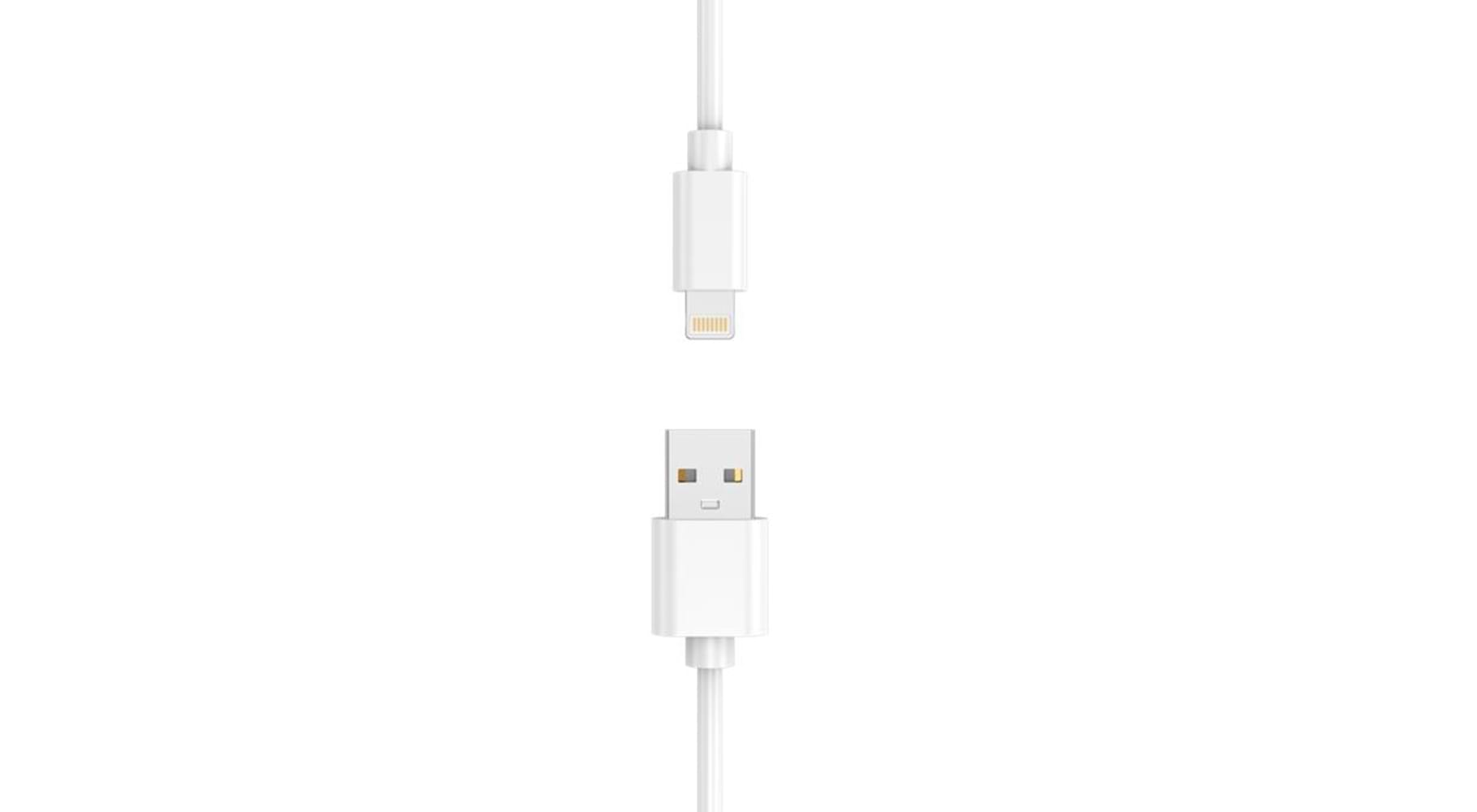 כבל טעינה Mower USB A to USB-C באורך 1 מטר - צבע לבן