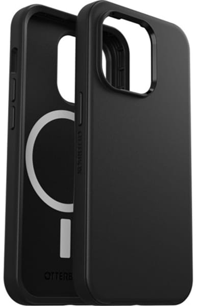 כיסוי Otterbox ל Apple iPhone 14 Pro Max דגם Symmetry+MagSafe - צבע שחור אחריות לשנה ע"י היבואן הרשמי