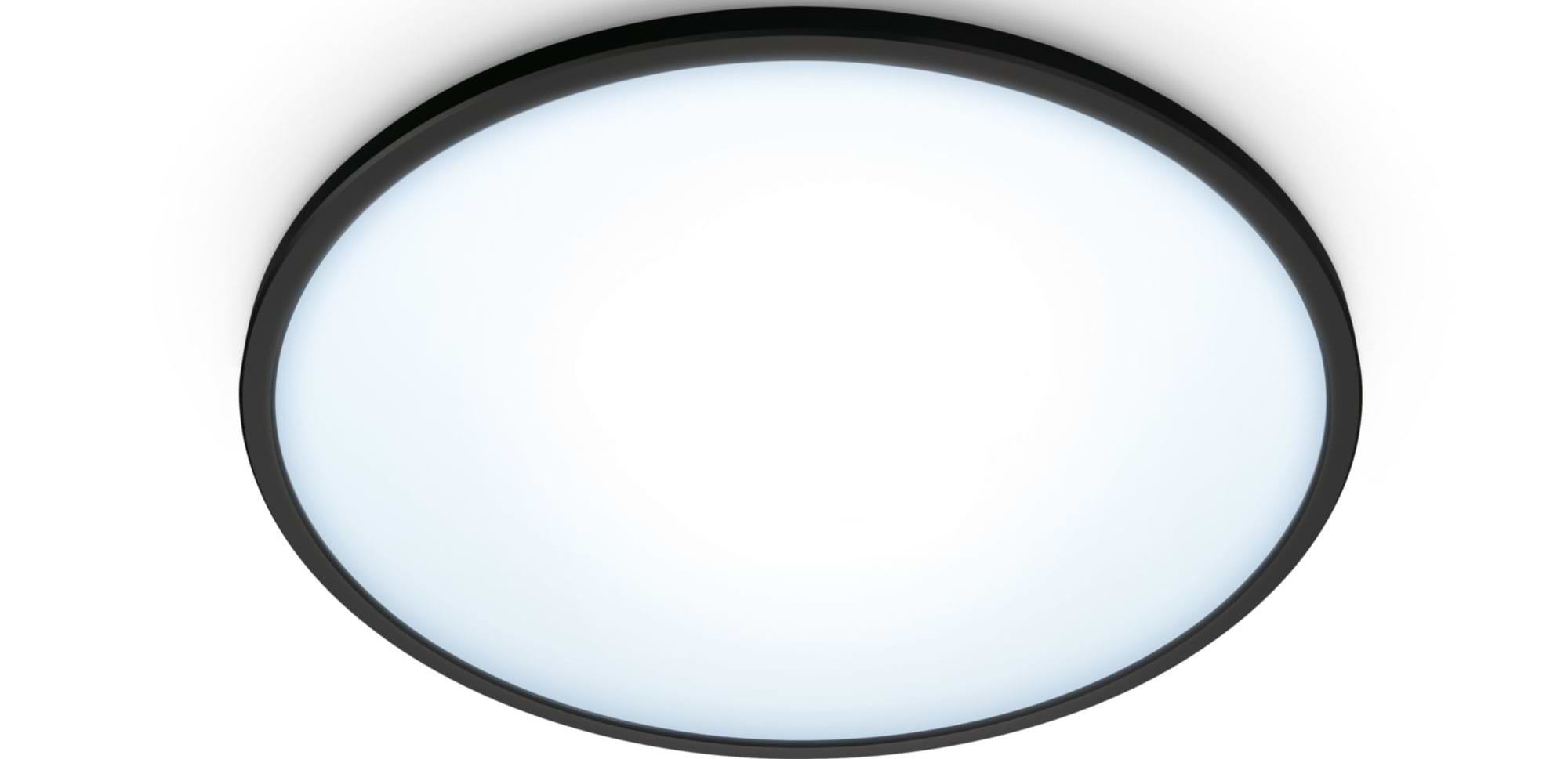  צמוד תקרה חכם Wiz SuperSlim WiZ Ceiling 16W B RD TW - צבע שחור שנתיים אחריות ע"י היבואן הרשמי