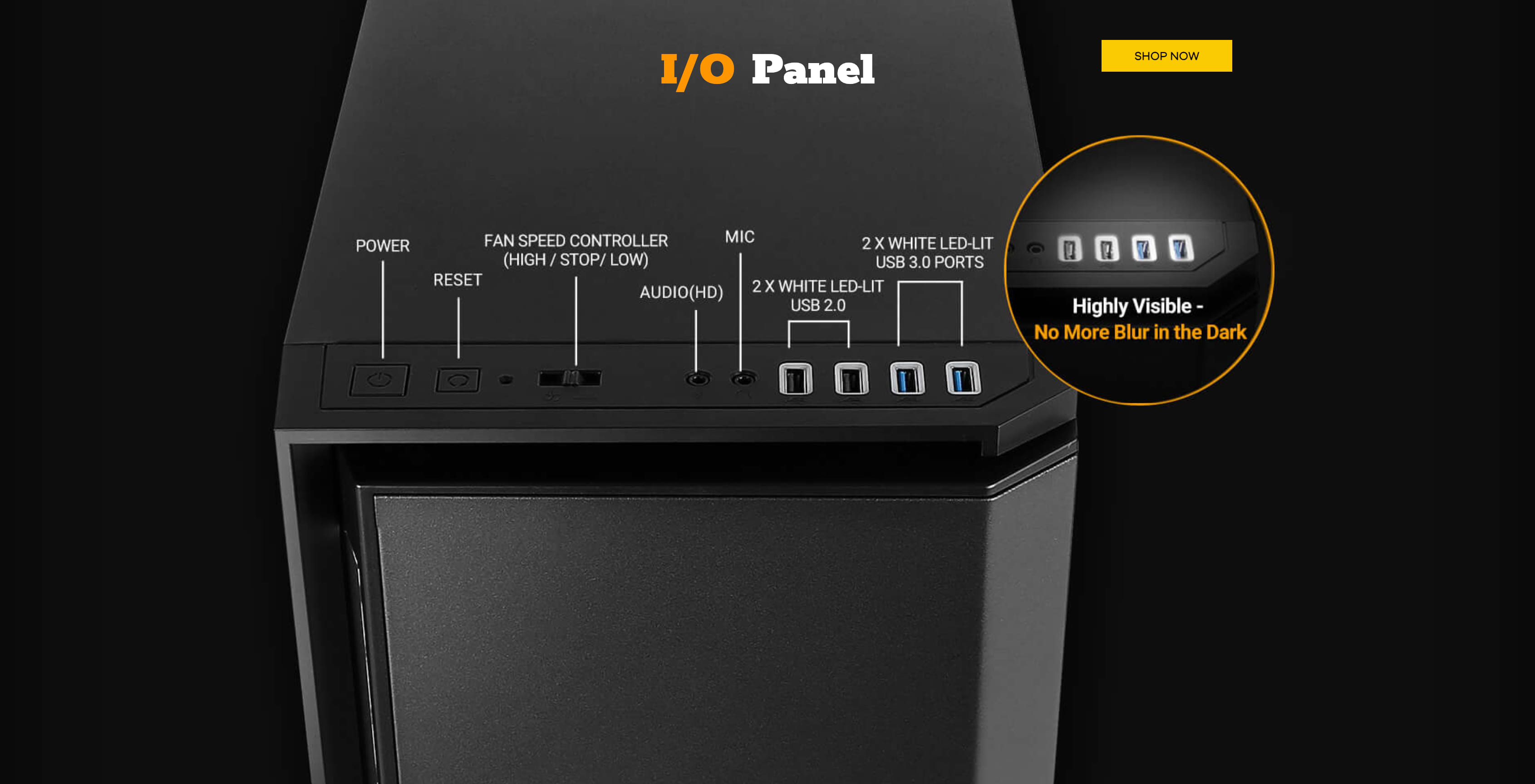 מארז מחשב Antec P101 Silent Super Mid Tower - צבע שחור שנה אחריות ע"י היבואן
