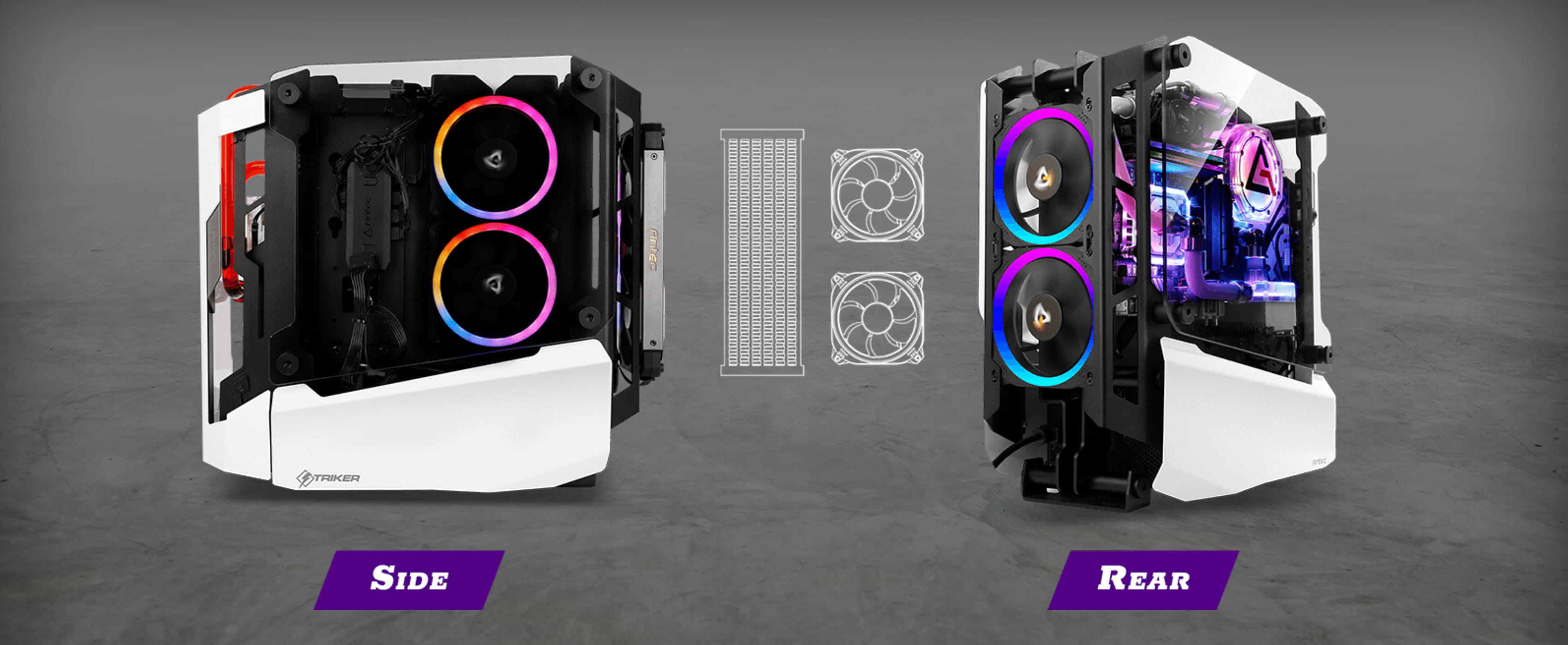 מארז מחשב Antec STRIKER - שנה אחריות ע"י היבואן