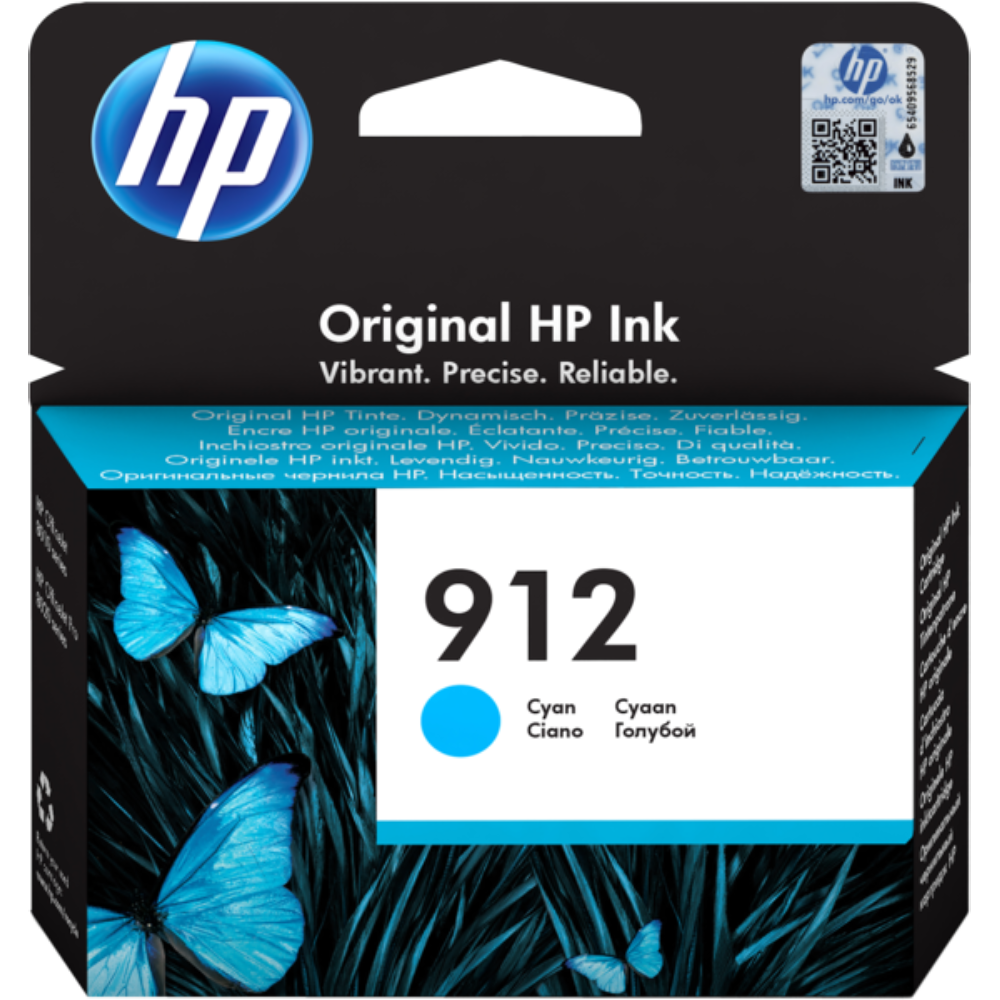 ראש דיו ציאן סדרה 3YL77AE HP912  למדפסת דגם HP Officejet Pro 8012/8025