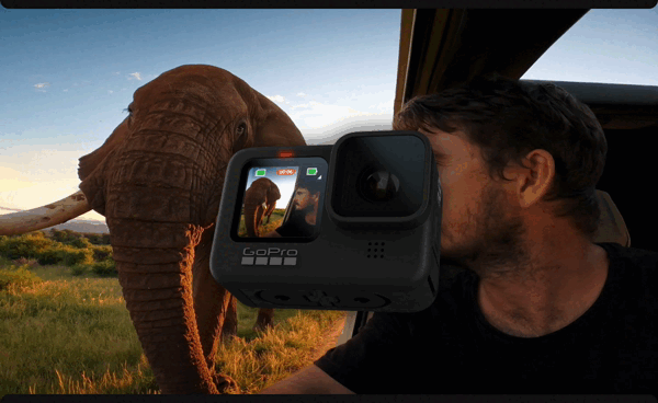 מצלמת אקסטרים GoPro Hero 9 Black - צבע שחור שנתיים אחריות ע"י היבואן הרשמי