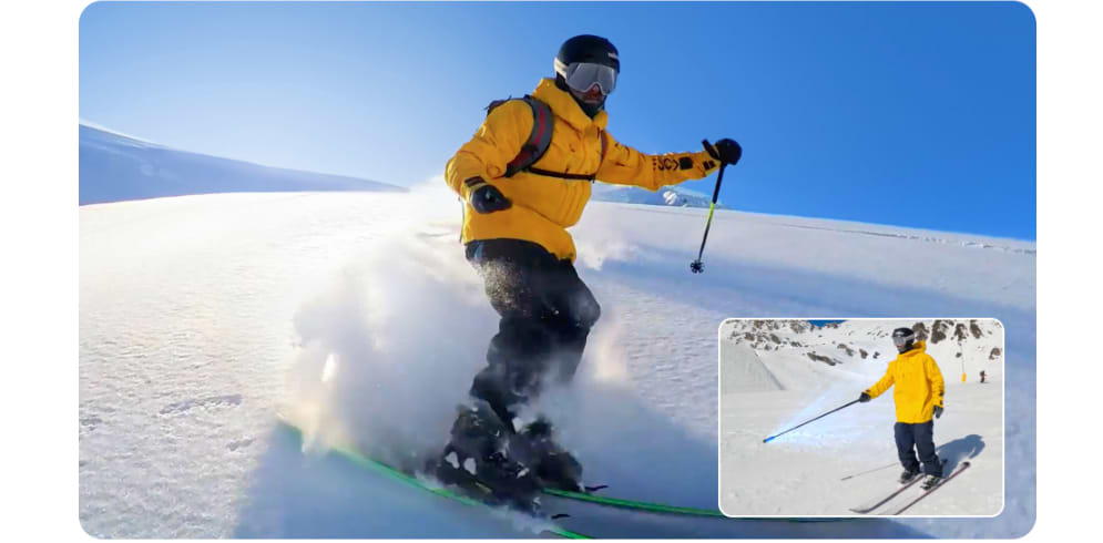 מוט סלפי בלתי נראה Insta360 114cm Invisible Selfie Stick - צבע שחור שנה אחריות ע"י היבואן הרשמי