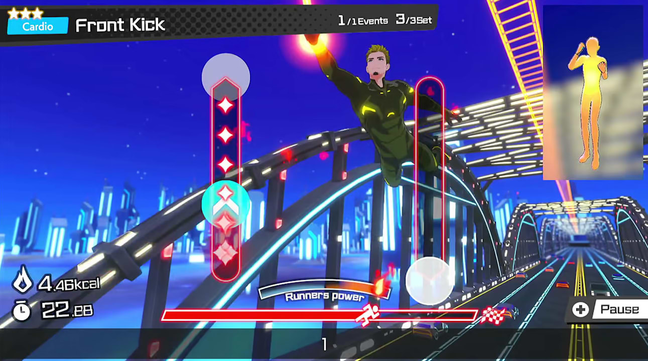  משחק Fitness Circuit לקונסולת Nintendo Switch