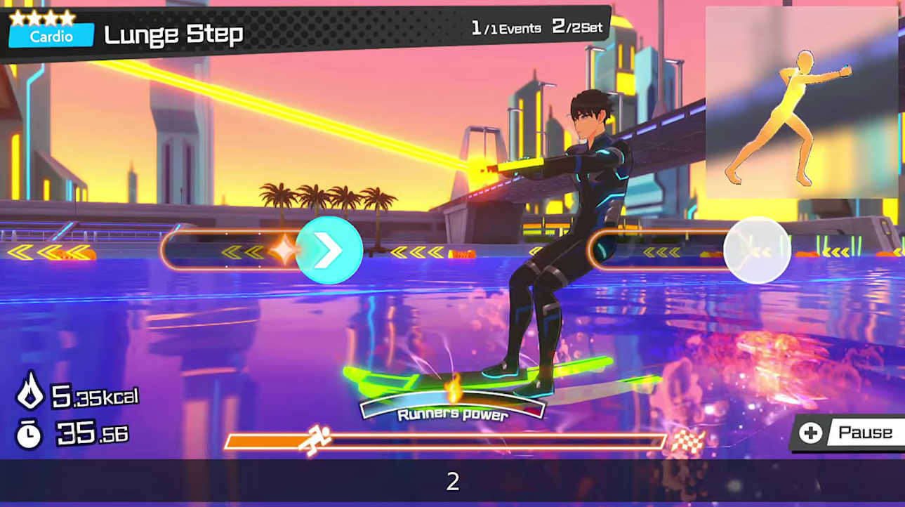  משחק Fitness Circuit לקונסולת Nintendo Switch