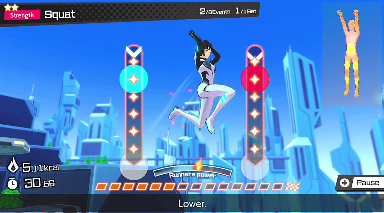  משחק Fitness Circuit לקונסולת Nintendo Switch