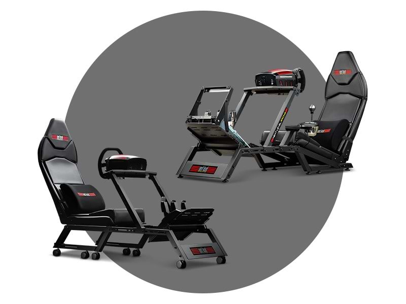 מושב F-GT Formula and GT Simulator Cockpit - צבע שחור שנה אחריות ע"י יבואן הרשמי