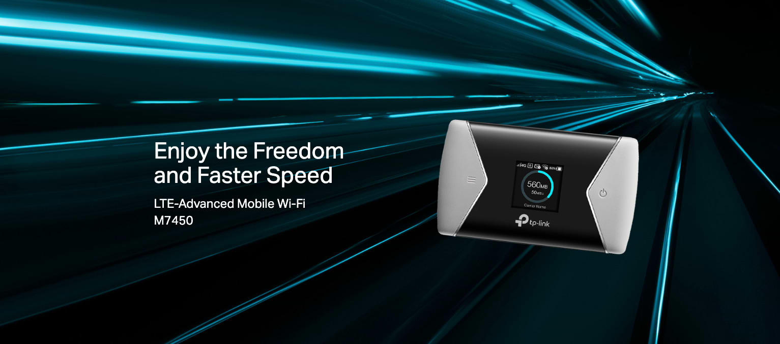 נתב סלולרי TP-Link TL-M7450 AC 4G - צבע שחור שלוש שנות אחריות ע"י היבואן הרשמי