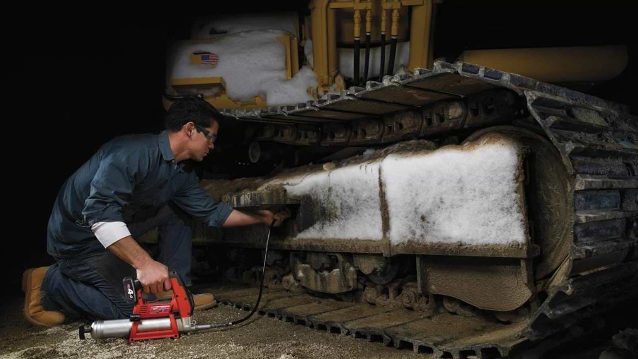 אקדח גריז מגרזת 12V עם 2 סוללות 4AH ומטען 2446-22-4AH / M12 GG MILWAUKEE