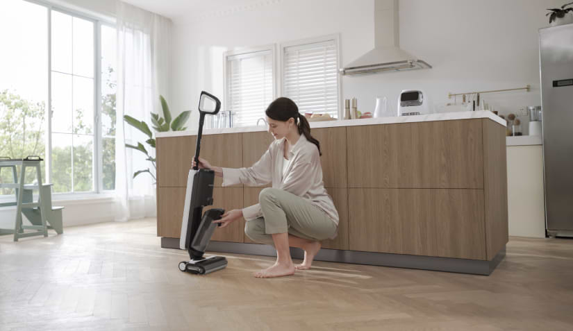 שואב ושוטף רצפות אלחוטי חכם Tineco Floor One S6 FlashDry - שנתיים אחריות ע"י היבואן הרשמי 