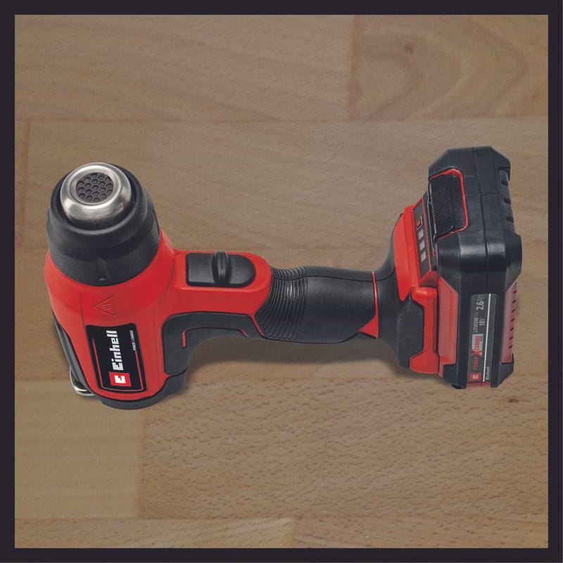 אקדח חום נטען 18V + סוללה 2.5Ah ומטען TE-HA 18 LI KIT 2.5Ah Einhell