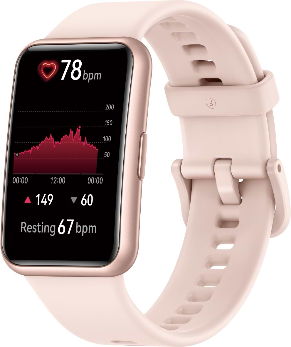 שעון ספורט חכם Huawei Watch Fit Special Edition GPS - צבע ורוד שנה אחריות ע"י היבואן הרשמי