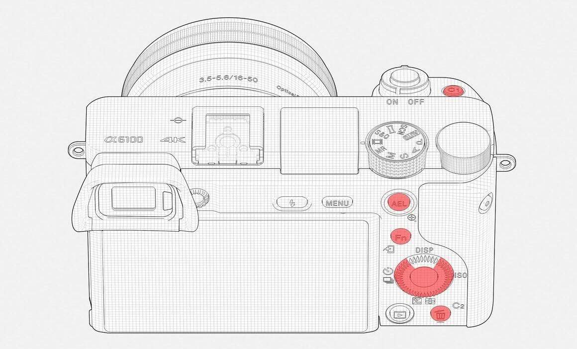 מצלמה דיגיטלית ללא מראה הכוללת עדשה Sony Alpha 6100 E PZ 16-50mm f/3.5-5.6 OSS - צבע שחור שלוש שנות אחריות ע"י היבואן הרשמי