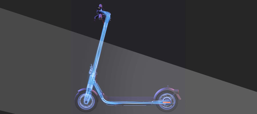 קורקינט חשמלי Navee V25i Pro - צבע שחור שנה אחריות ע"י היבואן הרשמי