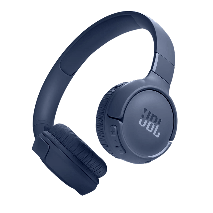 אוזניות קשת אלחוטיות JBL Tune 520BT בצבע כחול - שנה אחריות עי יבואן רשמי