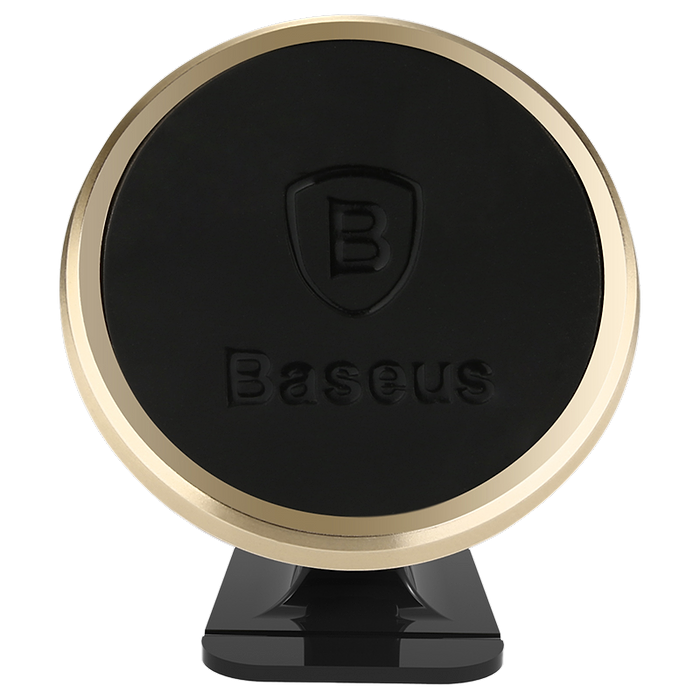 מעמד לרכב Baseus 360° Adjustable Magnetic Phone Mount - צבע זהב שנה אחריות עי היבואן הרשמי
