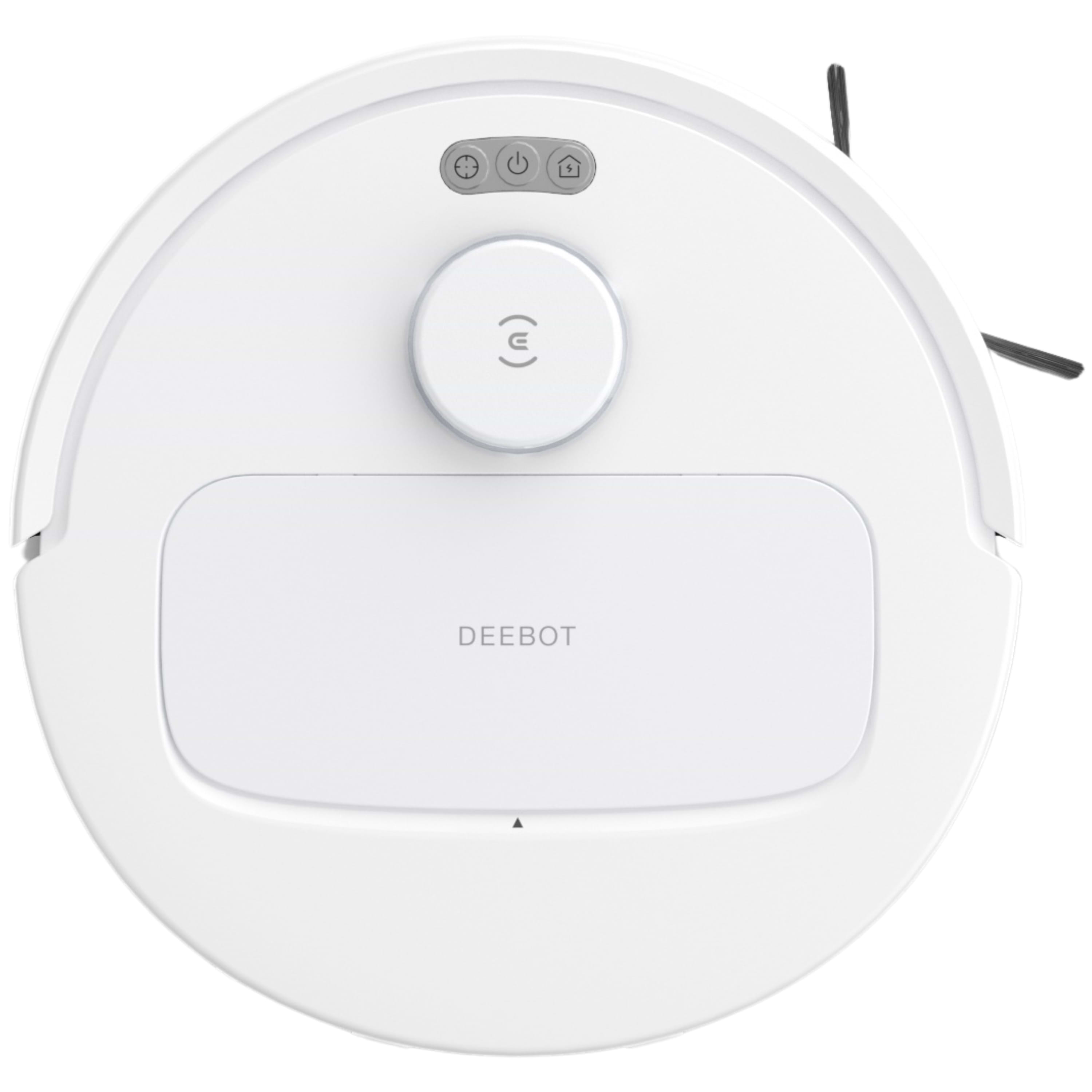 שואב אבק רובוטי עם תחנת ריקון אבק Ecovacs Deebot N20e Plus - צבע לבן שנתיים אחריות ע