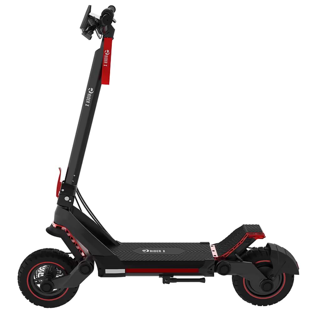 קורקינט חשמלי מתקפל Rider X G3 48V / 18Ah - צבע אדום שנה אחריות ע