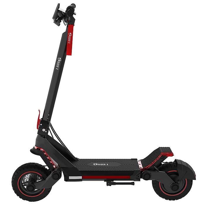 קורקינט חשמלי מתקפל Rider X G3 48V / 18Ah - צבע אדום שנה אחריות עי היבואן הרשמי