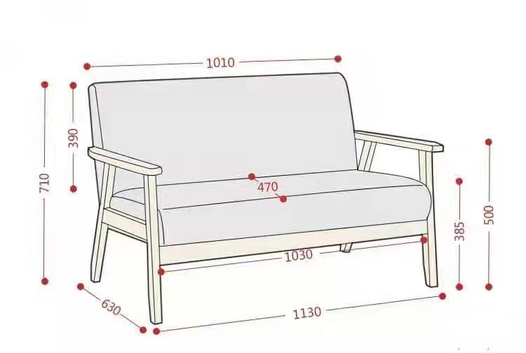 כורסא מעוצבת מעץ מלא ריפוד PU מתנקה בקלות גובה מושב 39 סמ עם ידיות דגם MSH-7-11 מבית ROSSO ITALY אפור
