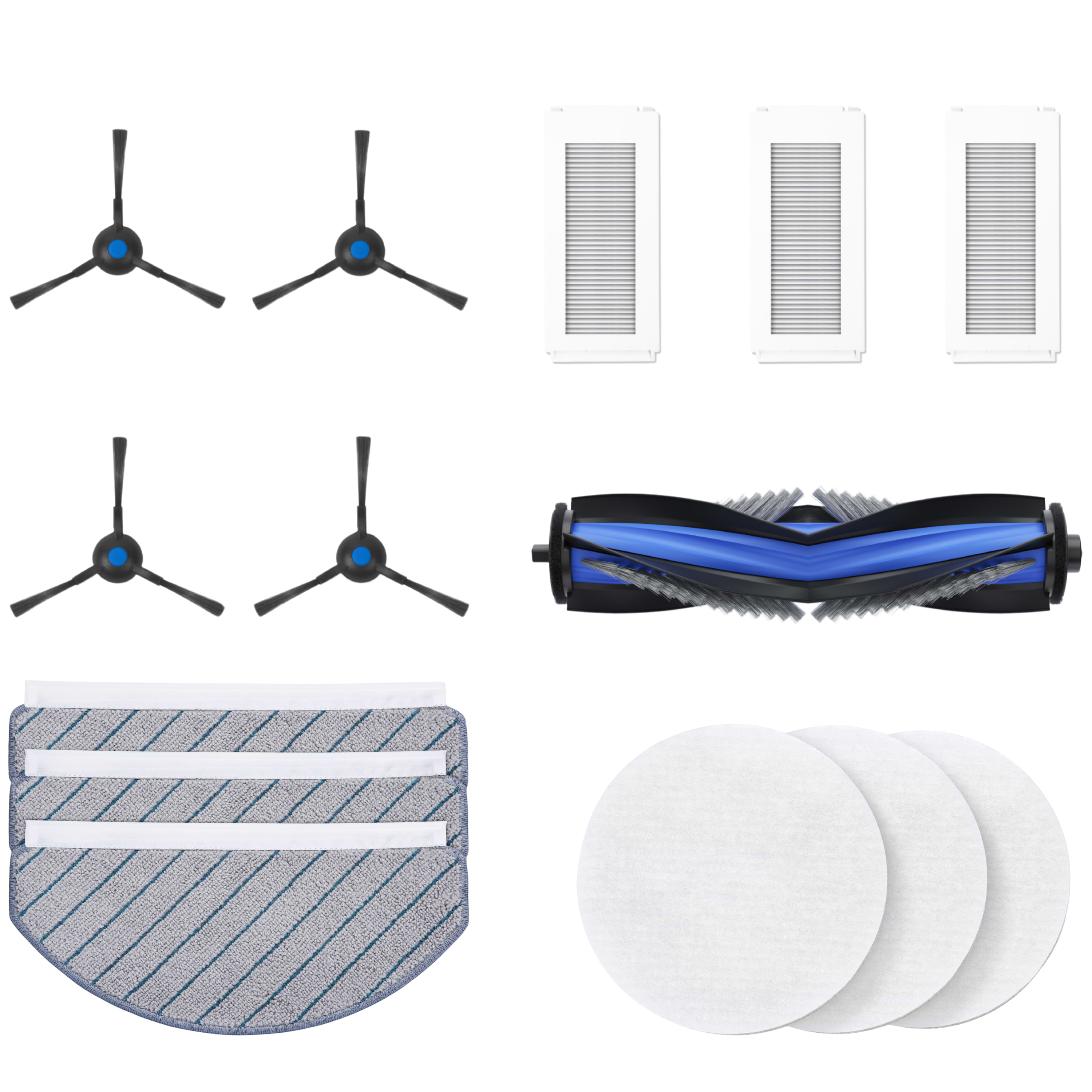 שואב אבק רובוטי עם תחנת ריקון אבק Ecovacs Deebot N20e Plus - צבע לבן שנתיים אחריות ע