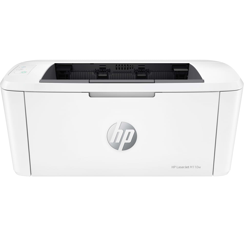 מדפסת לייזר אלחוטית HP LaserJet M110W - צבע לבן שנה אחריות ע
