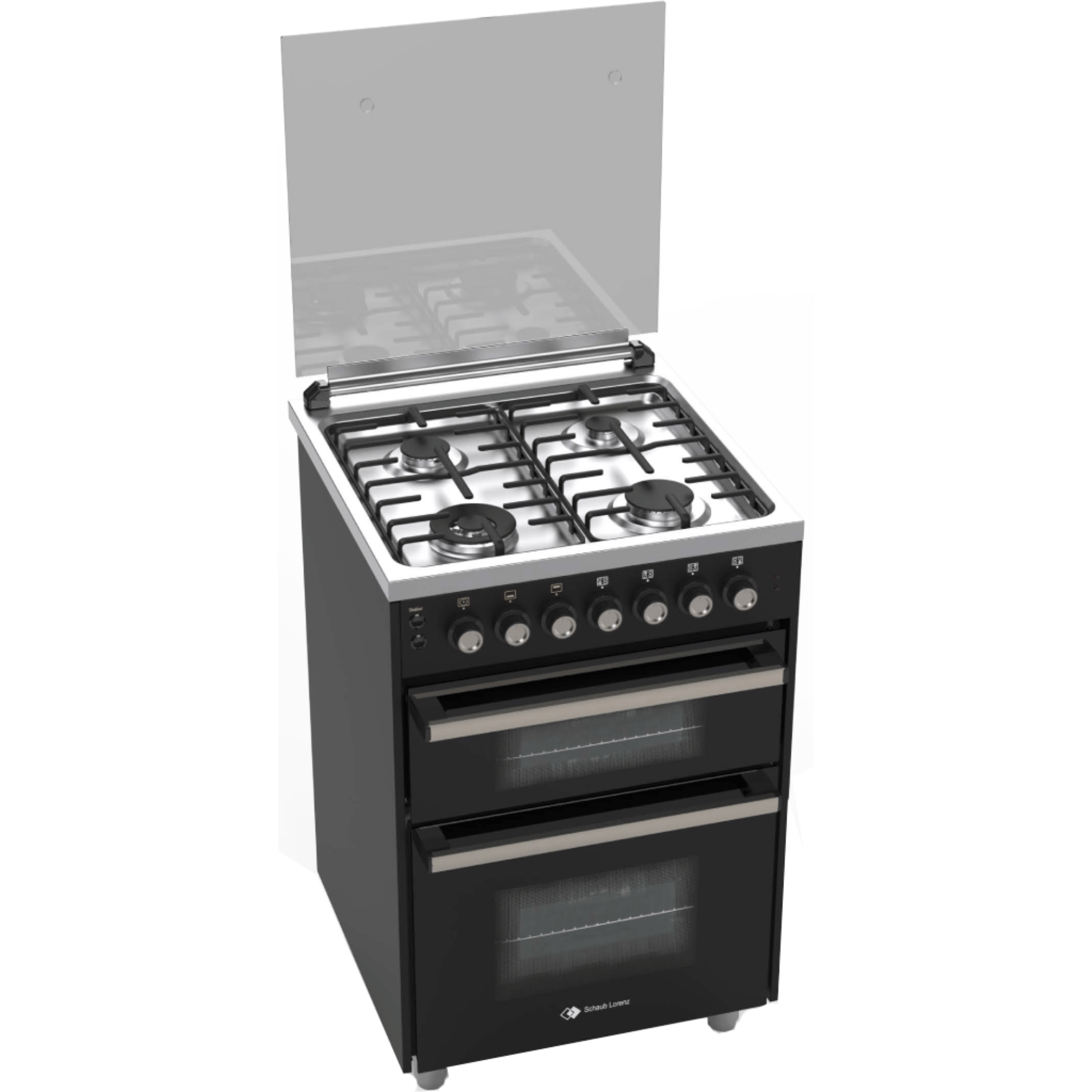 תנור אפייה משולב דו תאי הלכתי Schaub Lorenz 260SL Semi-Professional בהכשר משמרת השבת - צבע שחור אחריות ע
