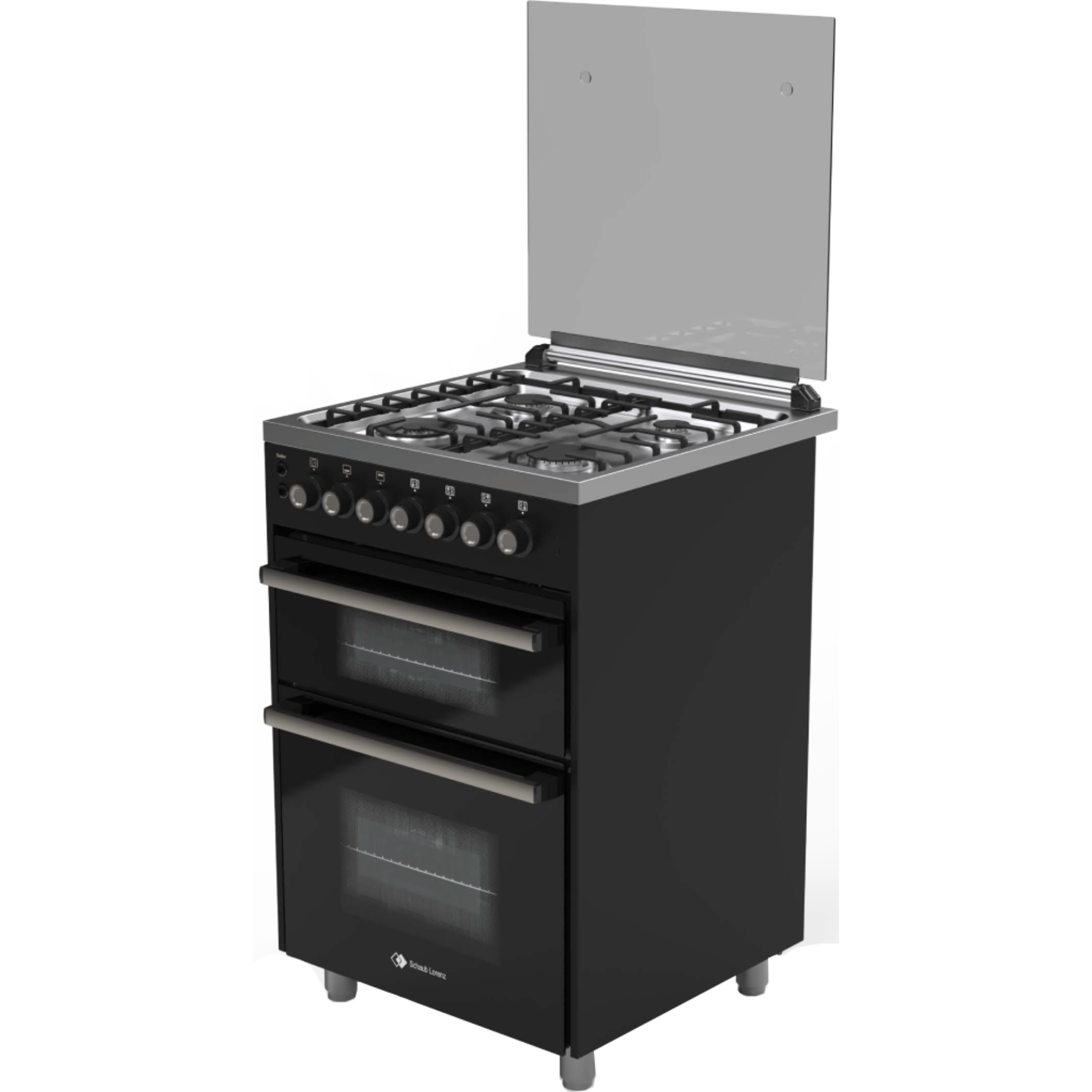 תנור אפייה משולב דו תאי הלכתי Schaub Lorenz 260SL Semi-Professional בהכשר משמרת השבת - צבע שחור אחריות ע