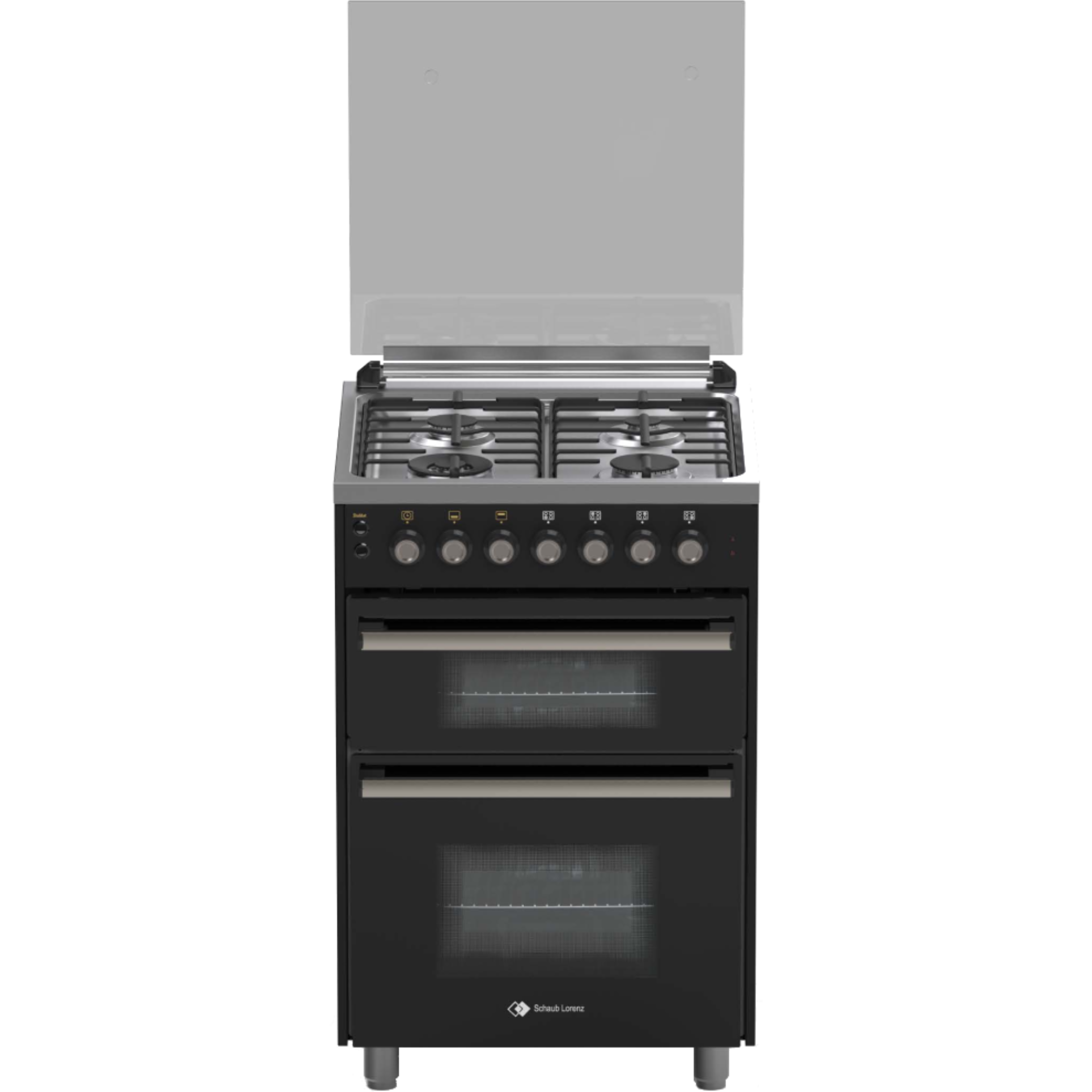 תנור אפייה משולב דו תאי הלכתי Schaub Lorenz 260SL Semi-Professional בהכשר משמרת השבת - צבע שחור אחריות ע