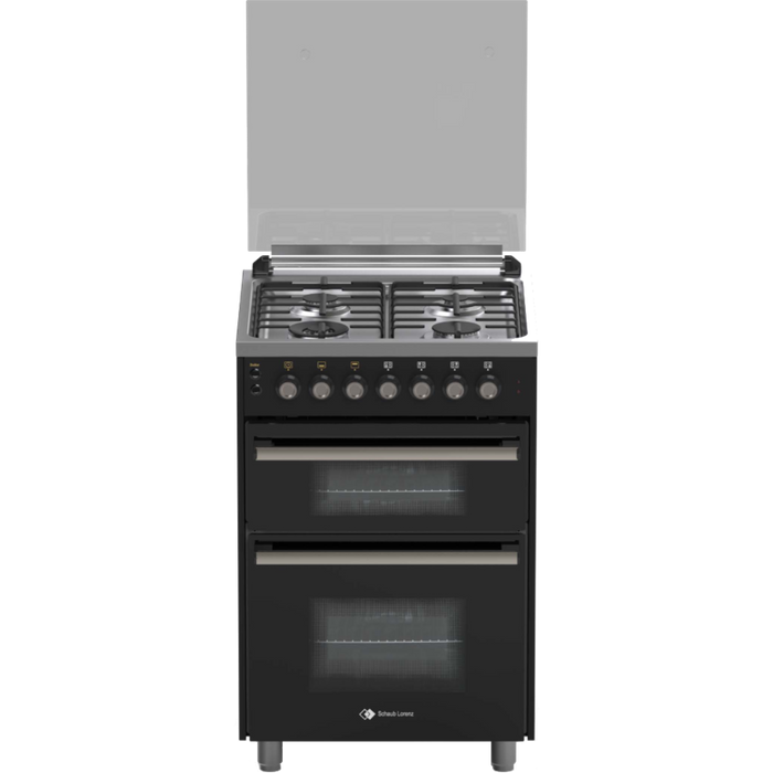 תנור אפייה משולב דו תאי הלכתי Schaub Lorenz 260SL Semi-Professional בהכשר משמרת השבת - צבע שחור אחריות ע"י היבואן הרשמי