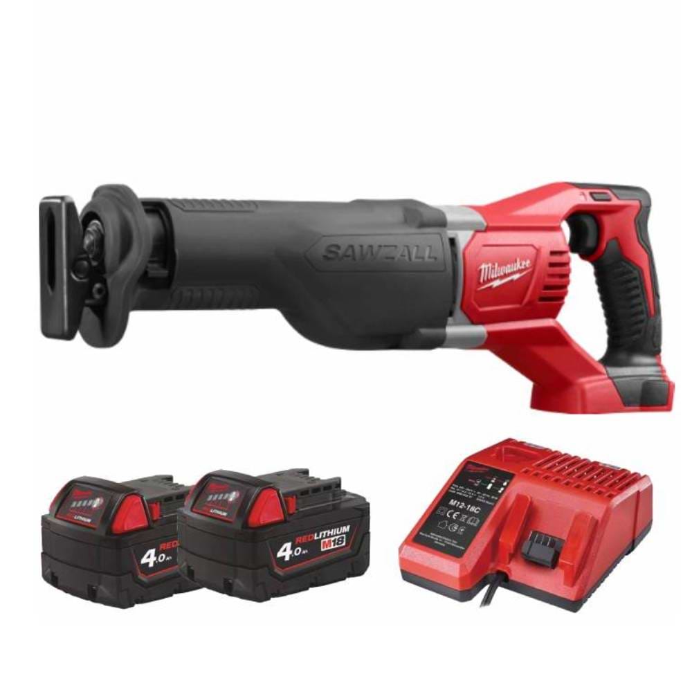 מסור חרב ארוך 18V עם 2 סוללות 4AH ומטען  MILWAUKEE 2621-22-4AH / M18 BSX  