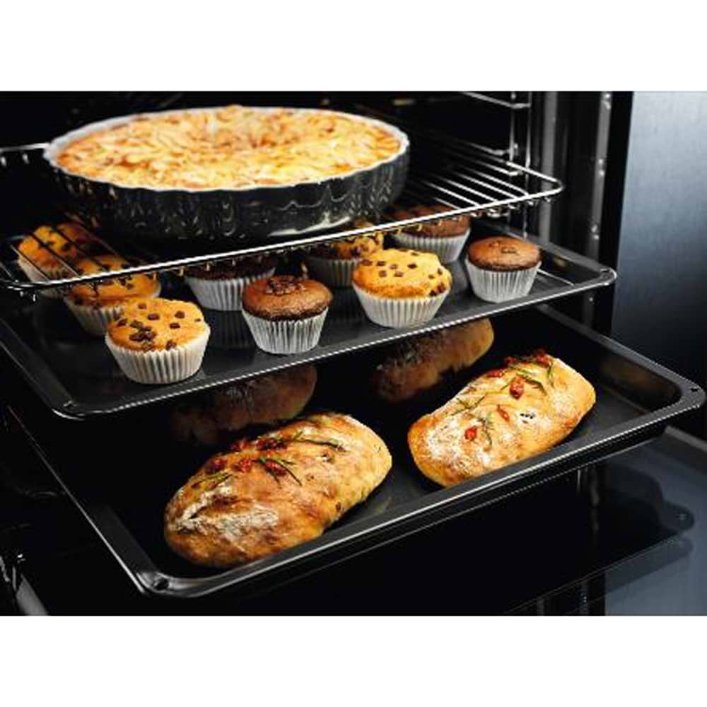 תנור אפייה בנוי תוצרת גרמניה 71 ליטר שחור דגם  ELECTROLUX EOH6423K| אחריות יבואן רשמי תוצרת גרמניה