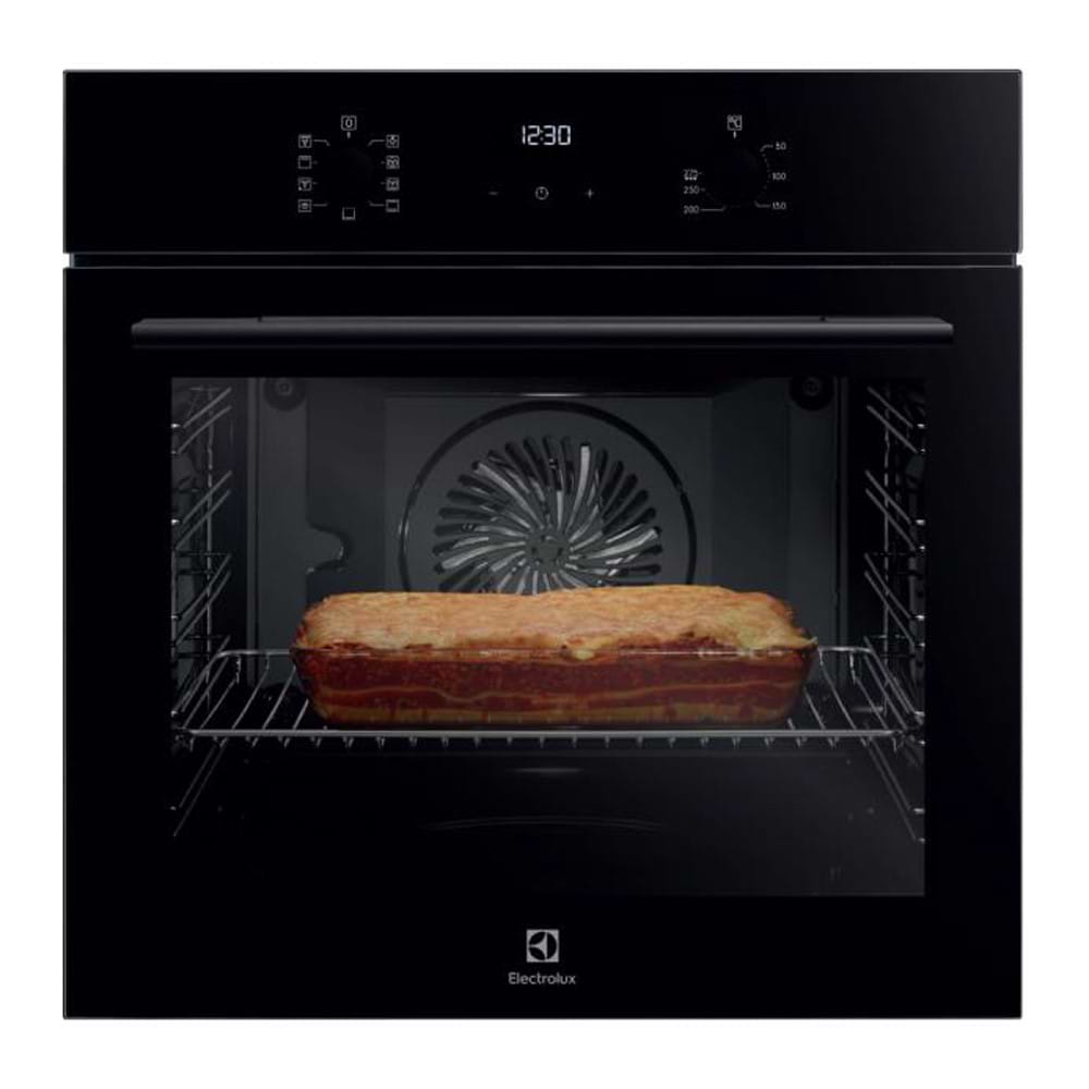 תנור אפייה בנוי תוצרת גרמניה 71 ליטר שחור דגם  ELECTROLUX EOH6423K| אחריות יבואן רשמי תוצרת גרמניה