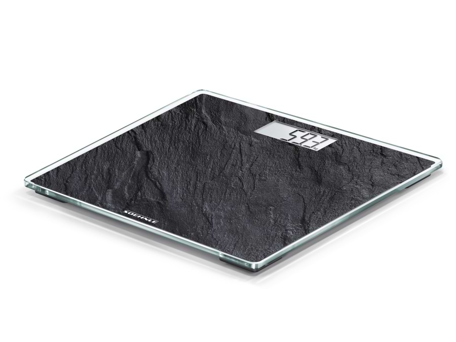 משקל אדם בצבע שחור דמוי אבן PWD Style Sense Compact 300 concrete SOEHNLE