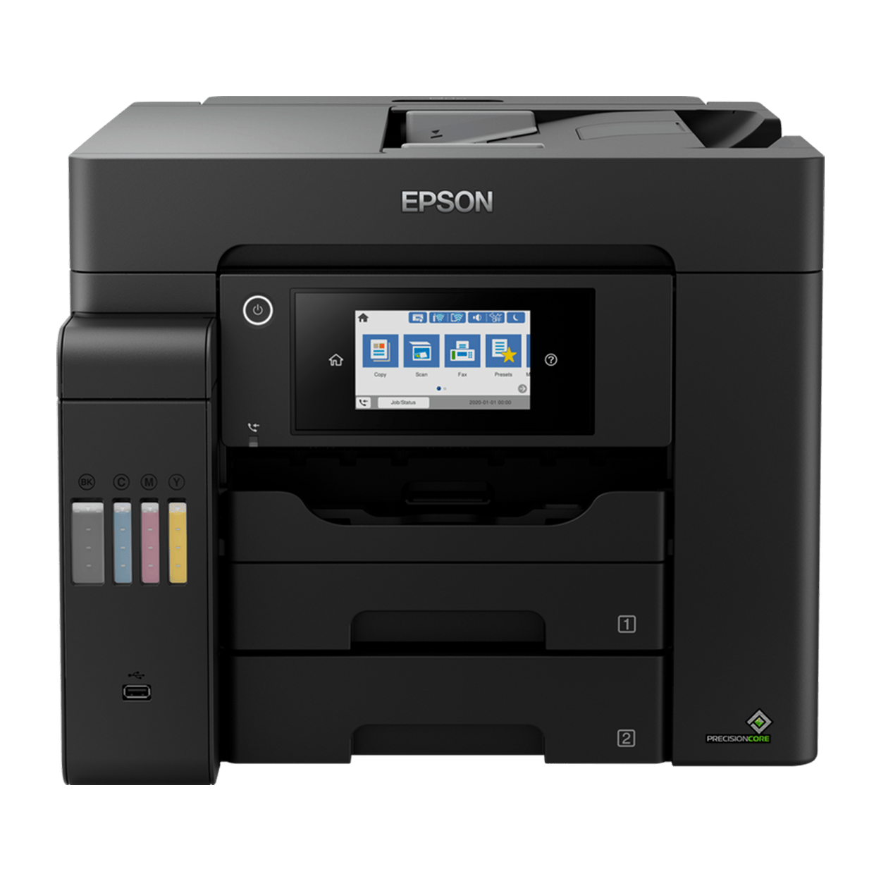 מדפסת אלחוטית 4 ב-1 Epson EcoTank L6550 Wi-Fi - צבע שחור שלוש שנות אחריות ע