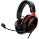אוזניות גיימינג חוטיות HyperX Cloud III - צבע שחור/אדום שנתיים אחריות ע"י היבואן