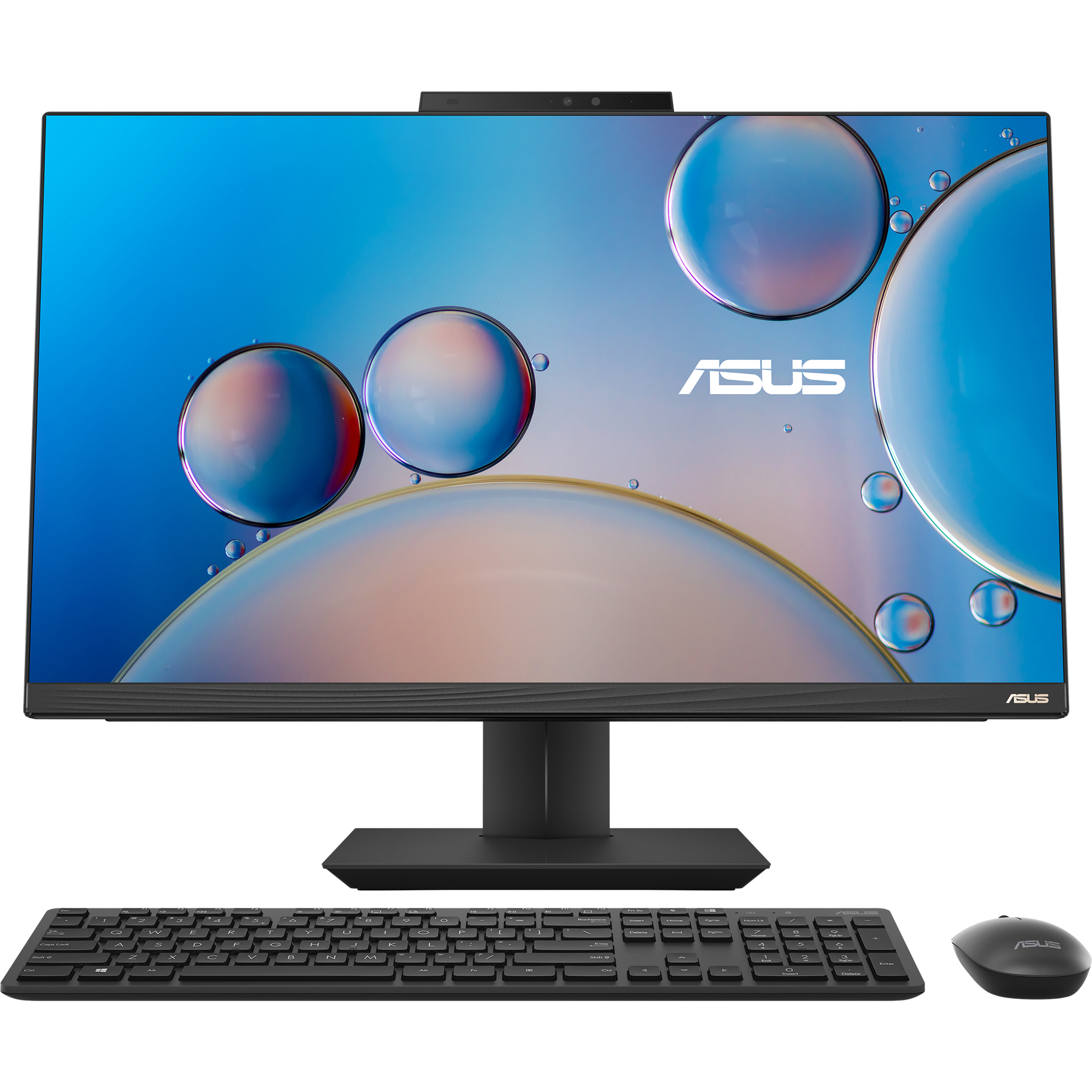 מחשב AIO עם מקלדת ועכבר אלחוטיים Asus A5702WVAK-BA067W Core i5-1340P 512GB SSD 16GB RAM Windows 11 - צבע שחור שנה אחריות ע