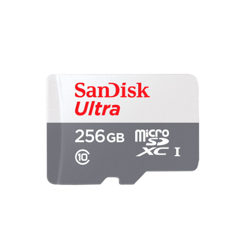 כרטיס זיכרון SanDisk Ultra microSDHC 256GB 100MB/s Class 10  - חמש שנות אחריות ע