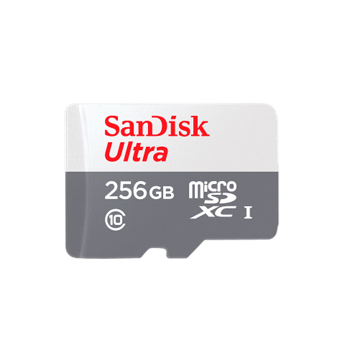 כרטיס זיכרון SanDisk Ultra microSDHC 256GB 100MB/s Class 10  - חמש שנות אחריות עי היבואן הרשמי