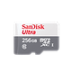 כרטיס זיכרון SanDisk Ultra microSDHC 256GB 100MB/s Class 10  - חמש שנות אחריות ע"י היבואן הרשמי